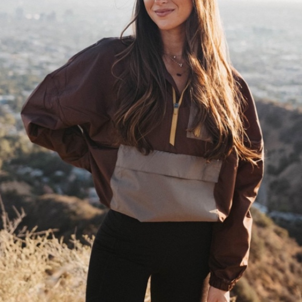 Cropped Half-Zip Jacket